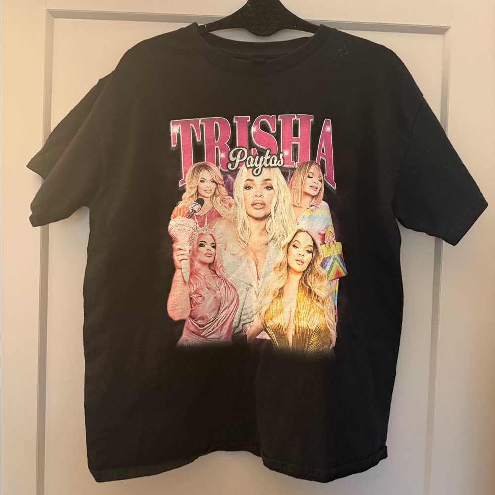 Trisha Paytas Black Graphic T-Shirt